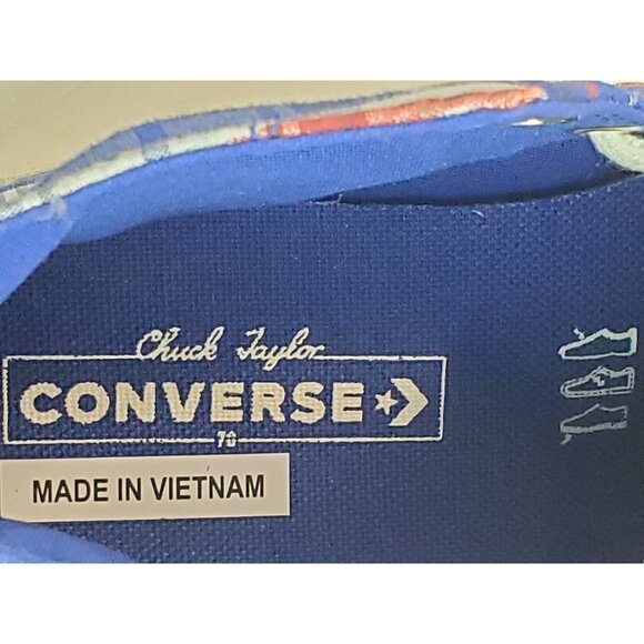 Converse Chuck Size 4.5 Men's 70 High Top Rush Blue Sneaker - Picture 6 of 10